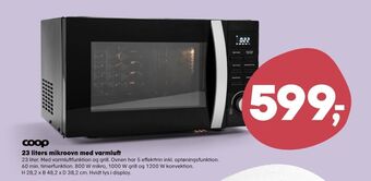 Kvickly Coop mikroovn tilbud