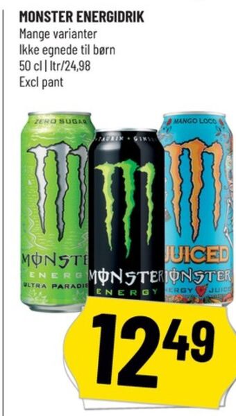 Løvbjerg Monster energidrik tilbud