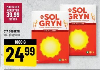 Løvbjerg Ota sol gryn havregryn tilbud