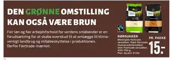 MENY Dansukker rørsukker tilbud