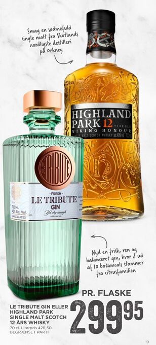 MENY Le tribute gin tilbud
