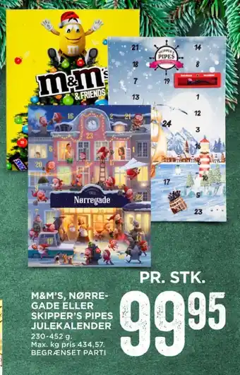MENY M&ms julekalender tilbud
