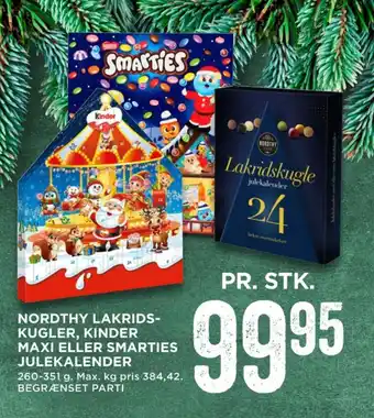 MENY Smarties julekalender tilbud