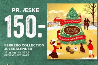 MENY Ferrero julekalender tilbud