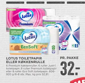 MENY Ecosoft toiletpapir tilbud