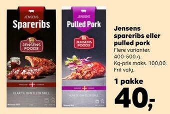 SuperBrugsen Jensens pulled pork tilbud