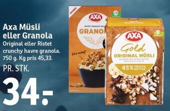 SPAR Axa Müsli Eller Granola tilbud