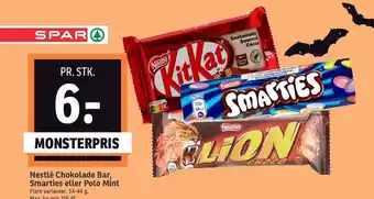 SPAR Nestlé Chokolade Bar, Smarties eller Polo Mint tilbud