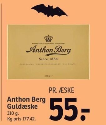SPAR Anthon Berg Guldæske tilbud