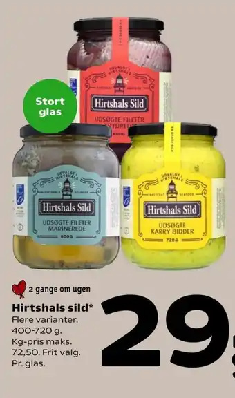 Hirtshals Sild 400-720g