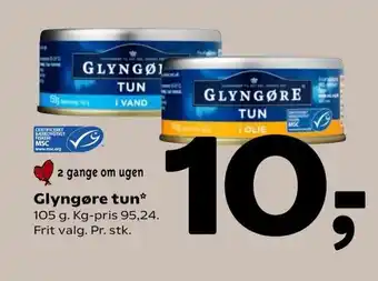 Coop 365 Glyngøre Tun 105g tilbud
