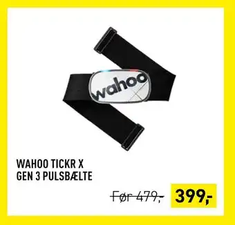 Wahoo tickr x gen 3 pulsbælte