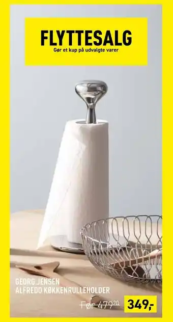 Johannes Fog Georg jensen alfredo køkkenrulleholder tilbud