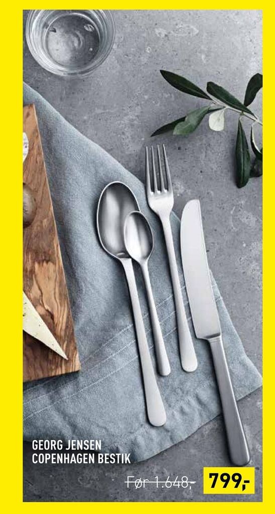 jensen copenhagen bestik tilbud hos Johannes Fog