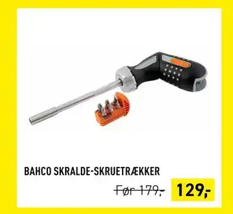 Johannes Fog Bahco skralde-skruetrækker tilbud