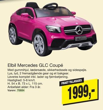 Harald Nyborg Elbil mercedes glc coupé tilbud