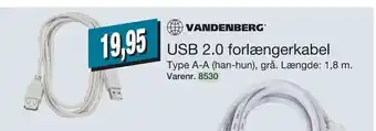 Harald Nyborg Usb 2,0 forlængerkabel tilbud