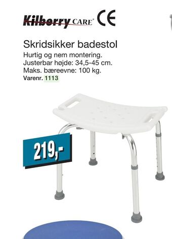 Harald Nyborg Skridsikker badestol tilbud