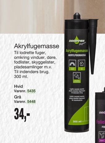 Harald Nyborg Akrylfugemasse tilbud
