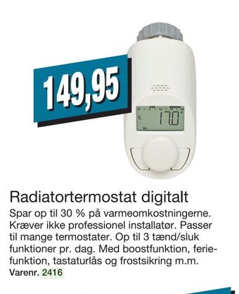 Harald Nyborg Radiatortermostat digitalt tilbud