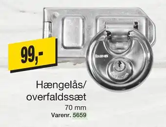 Harald Nyborg Hængelås/ overfaldssæt tilbud