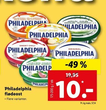 Philadelphia flødeost
