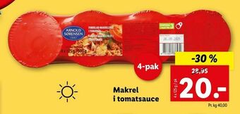 Let-Køb Makrel i tomatsauce tilbud