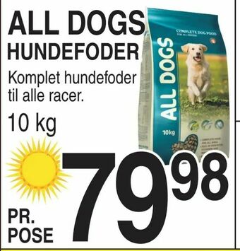 ABC Lavpris All dogs hundefoder tilbud