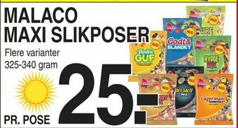 ABC Lavpris Malaco maxi slikposer tilbud