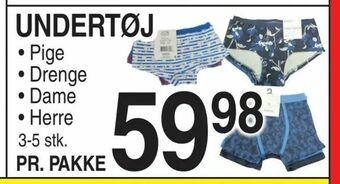 ABC Lavpris Undertøj tilbud