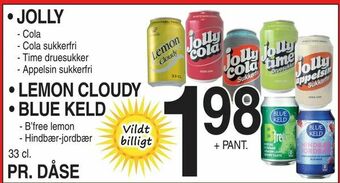 ABC Lavpris Jolly • lemon cloudy • blue keld tilbud