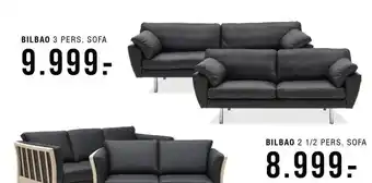 Ilva Bilbao 3. pers sofa el. bilbao 2 1/2 pers. sofa tilbud