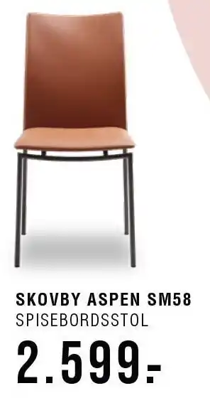 Ilva Skovby aspen sm58 soisebordsst9o tilbud