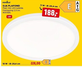 jem & fix Oja plafond tilbud