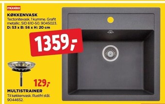 jem & fix Køkkenvask tilbud