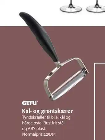Kål- og grøntskærer