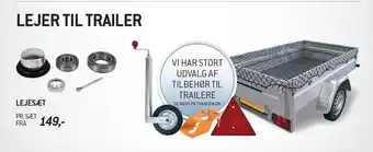 Lejesæt til trailer