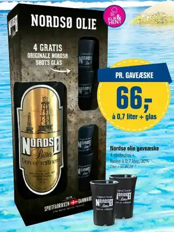 Otto Duborg Nordsø olie gaveæske tilbud