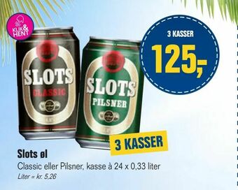 Otto Duborg Slots øl tilbud