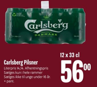 Min Købmand Pilsner øl tilbud