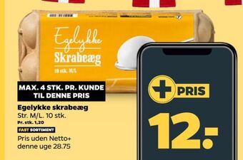Netto Egelykke æg tilbud