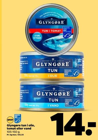 Netto Glyngøre tun tilbud