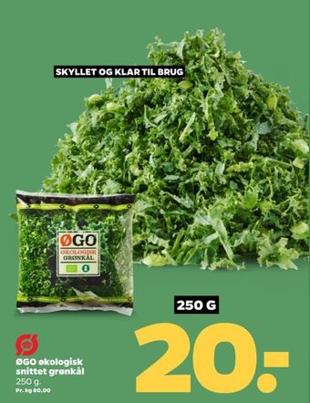 Netto Øgo grønkål tilbud