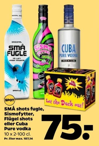 Netto Små fugle shots tilbud