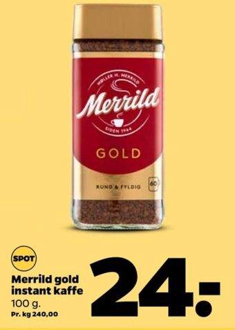 Netto Gold instant kaffe tilbud