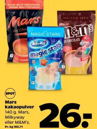 Netto Mars kakaodrikspulver tilbud