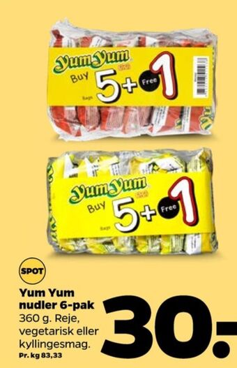 Yum yum nudler