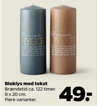 Netto Ukendt bloklys tilbud