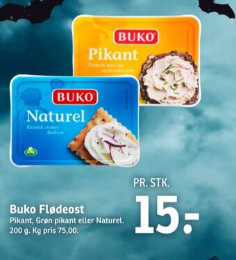 SPAR Buko flødeost pikant tilbud