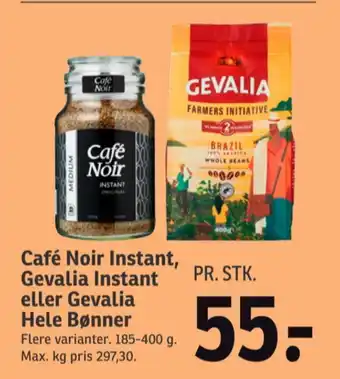 SPAR Cafe noir instant kaffe tilbud